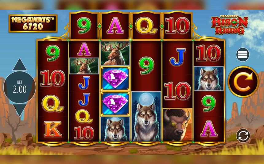 La slot Buffalo Rising Megaways.