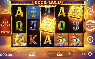 Book Of Gold Multichance su Daznbet