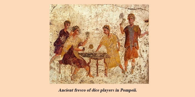 Giocatori di dadi di Pompei