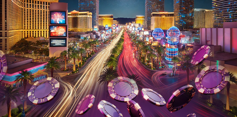 Immagine di Las Vegas e fiches